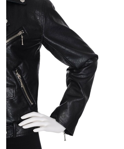 jouetie（ジュエティ）の「【RUNWAY限定】フェイクレザーライダース