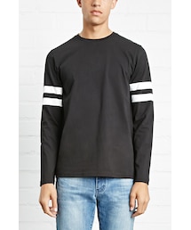 FOREVER 21 | [MEN]バーシティストライプTシャツ(トップス)