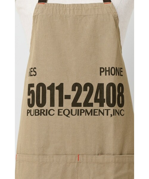 ACME FURNITURE(アクメファニチャー)の「WORK APRON ヴォイリー ワークエプロン(その他・ホワイト/カーキ/ネイビー・フリー)」の13枚目の写真