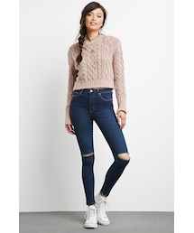 FOREVER 21 | FOREVER 21 Sculpted High-Rise Skinny Jeans(デニムパンツ)