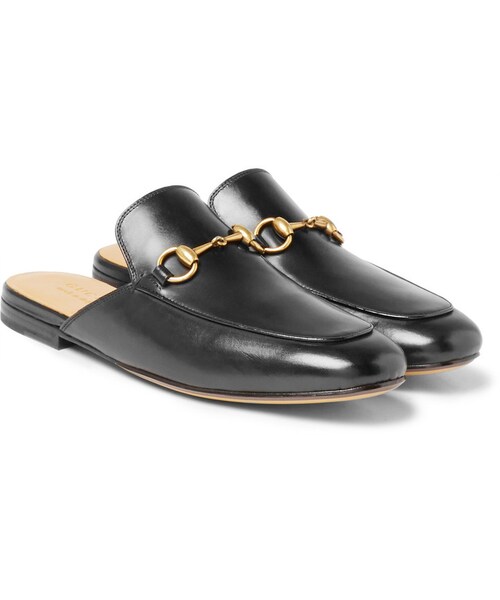 GUCCI（グッチ）の「Gucci Horsebit Leather Loafers（その他シューズ・メンズ・Black・UK10/UK10.5/UK12/UK9）」の7枚目の写真