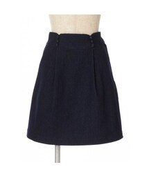 F i.n.t | 釦使いタックAラインスカート/F i.n.t(デニムスカート)