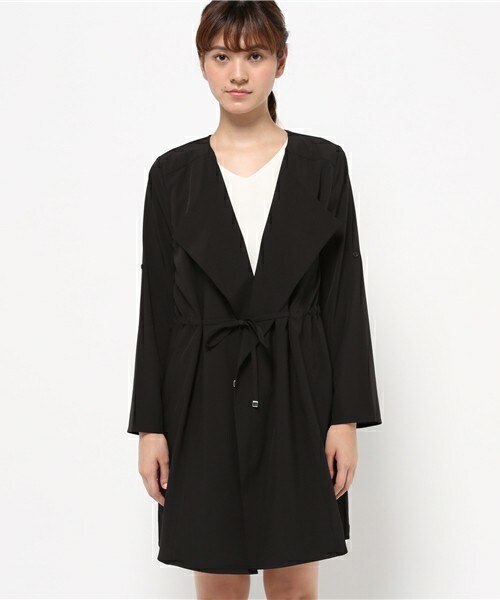 archives（アルシーヴ）の「ロングカーデ（その他アウター・レディース・ブラック/ベージュ/カーキ・MEDIUM）」の4枚目の写真