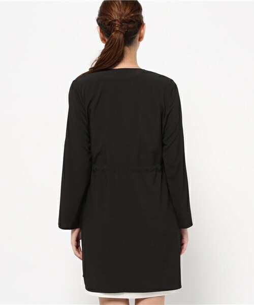 archives（アルシーヴ）の「ロングカーデ（その他アウター・レディース・ブラック/ベージュ/カーキ・MEDIUM）」の6枚目の写真