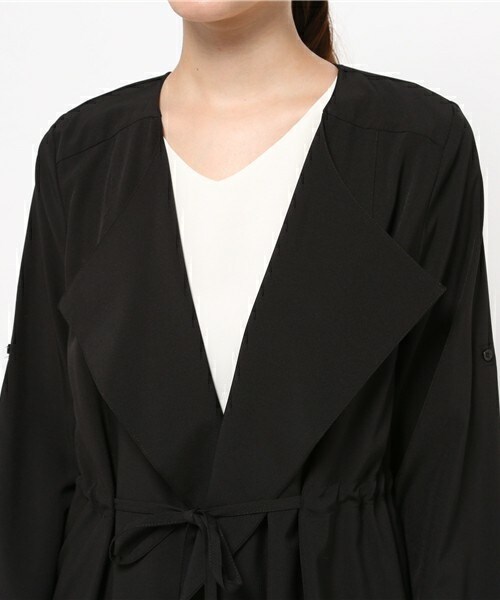 archives（アルシーヴ）の「ロングカーデ（その他アウター・レディース・ブラック/ベージュ/カーキ・MEDIUM）」の7枚目の写真