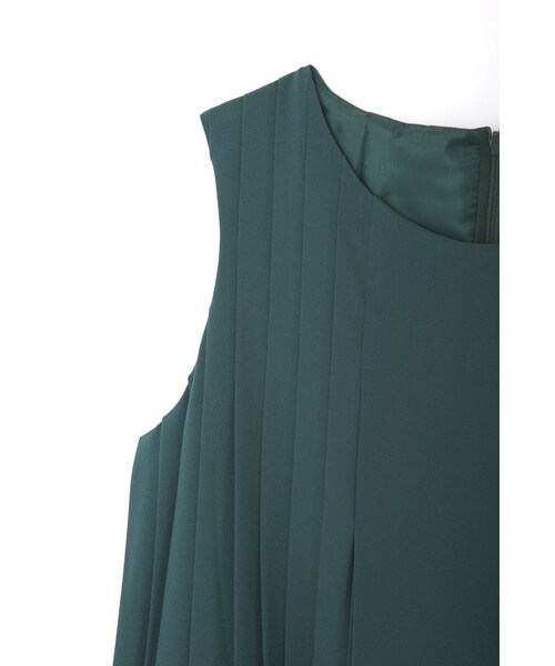 kaene（カエン）の「プリーツショートオールインワン（つなぎ/オールインワン・レディース・pink beige/black/blue/green・36/38）」の5枚目の写真