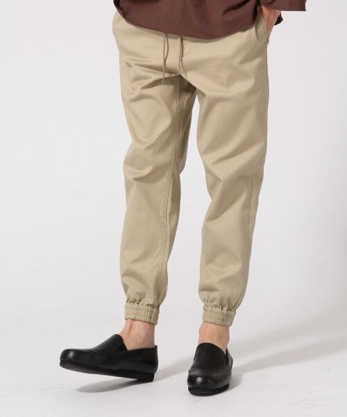 HARE(ハレ)の「カツラギストレッチジョガーパンツ(パンツ・オフホワイト/ブラック/ベージュ・S/M/L)」の3枚目の写真