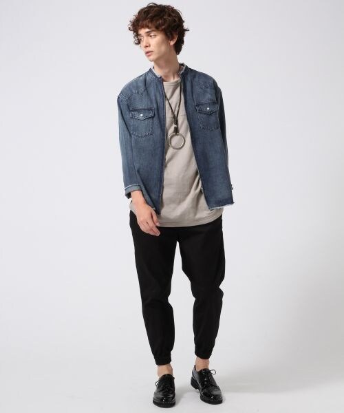 HARE(ハレ)の「カツラギストレッチジョガーパンツ(パンツ・オフホワイト/ブラック/ベージュ・S/M/L)」の5枚目の写真