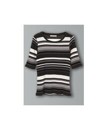 E hyphen world gallery | ・マルチボーダートップス(トップス)