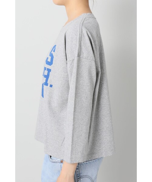 AP STUDIO（エーピーストゥディオ）の「◇GOOD ROCK SPEED U OF S ワイドTEE（トップス・グレー・フリー）」の2枚目の写真