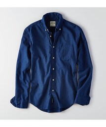 American Eagle | AEOドットプリントシャツ(シャツ/ブラウス)