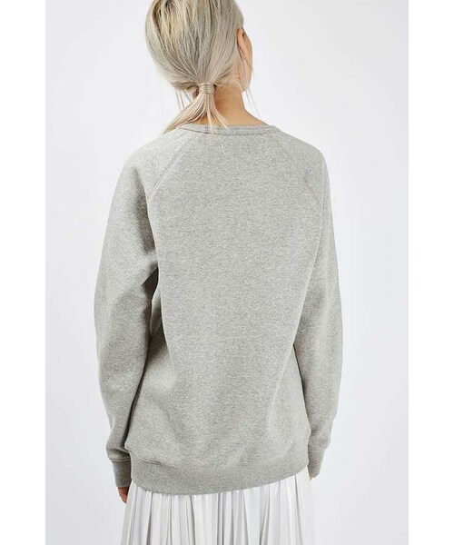 adidas(アディダス)の「Adidas originals Trefoil crew sweat(スウェット・レディース・Gray・XS/S/M/L)」の4枚目の写真