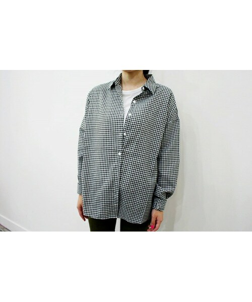 Oldmickey オールドミッキー の シンプルギンガムチェック柄シャツ P000bgil Tシャツ カットソー Wear