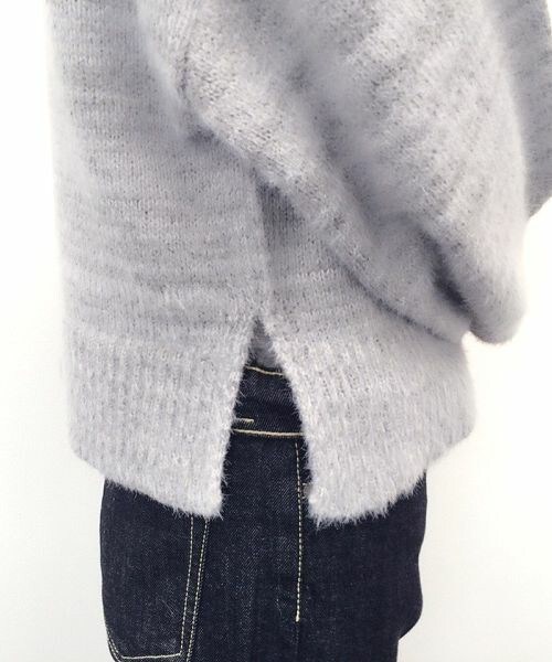 archives（アルシーヴ）の「【予約】ハイネックプルオーバー（ニット/セーター・レディース・オフホワイト/グレー/ブルー/ピンク・MEDIUM）」の6枚目の写真