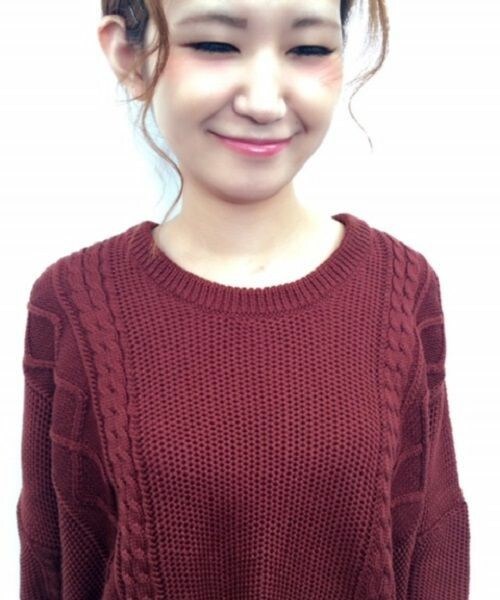 archives（アルシーヴ）の「【予約】ケーブル編みドルマンﾆｯﾄプルオーバー（ニット/セーター・レディース・オフホワイト/グレー/キャメル/ワイン・MEDIUM）」の8枚目の写真