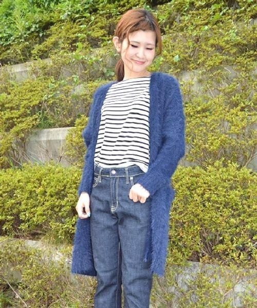 archives（アルシーヴ）の「【予約】テンタッチロングニットカーディガン（カーディガン/ボレロ・レディース・オフホワイト/グレー/ネイビー・MEDIUM）」の3枚目の写真