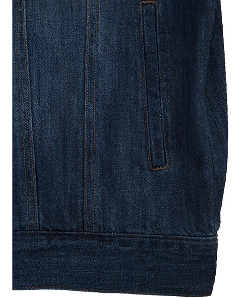 w closet(ダブルクローゼット)の「衿カットオフビッグGジャン(ジャケット/アウター・レディース・ブルー/ネイビー・FREE)」の9枚目の写真