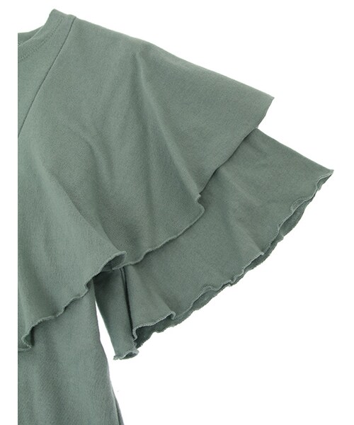 w closet（ダブルクローゼット）の「フレアスリーブプルオーバー（トップス・レディース・Dミント/Dピンク/ボルドー/ブラック・FREE）」の9枚目の写真