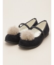 HAKKA KIDS | ファー凡天バレエシューズ(シューズ)