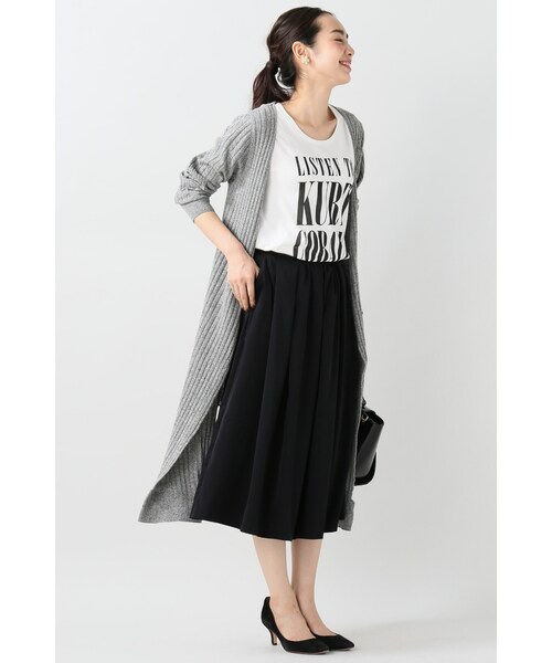 SLOBE IENA(スローブイエナ)の「ヴィーナススエードスカーチョパンツ(パンツ・ブラック/ベージュ・フリー)」の3枚目の写真