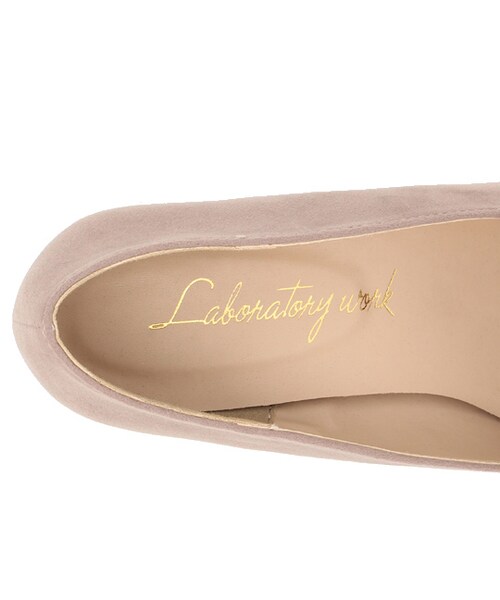 laboratory work(ラボラトリーワーク)の「ファー付きポインテッドパンプス(シューズ・レディース・ブラック/モカ/ダークレッド・M/L)」の10枚目の写真