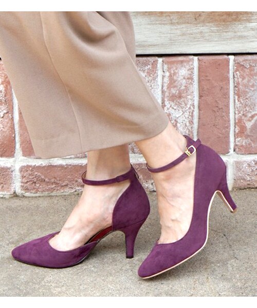 laboratory work（ラボラトリーワーク）の「ストラップパンプス（シューズ・レディース・ブラック/ブラウン/ボルドー/ダークレッド・M/L）」の4枚目の写真