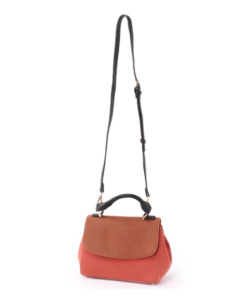 laboratory work(ラボラトリーワーク)の「フリンジ付き2wayバッグ(バッグ・レディース・レッド系/オレンジ系/グリーン系)」の10枚目の写真