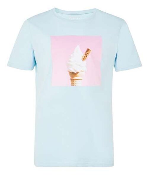 トップス ice cream TOPMAN（トップマン）の「Blue Ice Cream Print T-Shirt（T