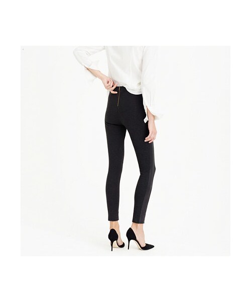 J.CREW（ジェイクルー）の「Pixie pant with leather tux stripe（その他パンツ・レディース・Black・0）」の3枚目の写真