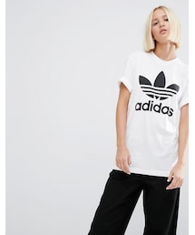 adidas | Adidas adidas Originals Oversized T-Shirt With Trefoil Logo(Tシャツ/カットソー)