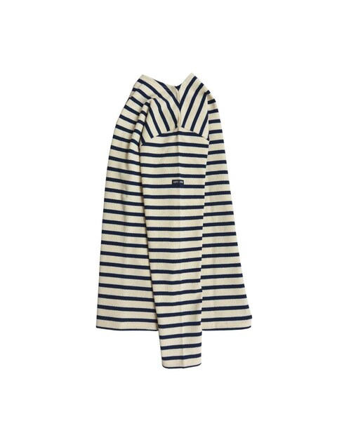 SAINT JAMES(セントジェームス)の「SAINT JAMES(セントジェームス) OUESSANT BORDER (ECRU×MARINE)【正規取り扱い品】(Tシャツ/カットソー・メンズ・その他)」の4枚目の写真