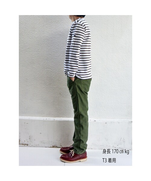 SAINT JAMES（セントジェームス）の「SAINT JAMES（ｾﾝﾄｼﾞｪｰﾑｽ） OUESSANT BORDER （NEIGE/TOURBE）【正規取り扱い品】（Tシャツ/カットソー・レディース・その他）」の7枚目の写真