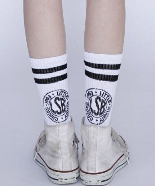 Little sunny bite（リトルサニーバイト）の「little sunny bite  シンボリックソックス　LG-041F（ソックス/靴下・レディース・ホワイト×ブラック/ホワイト×ピンク/ブラック×ピンク/ピンク系その他・FREE）」の13枚目の写真