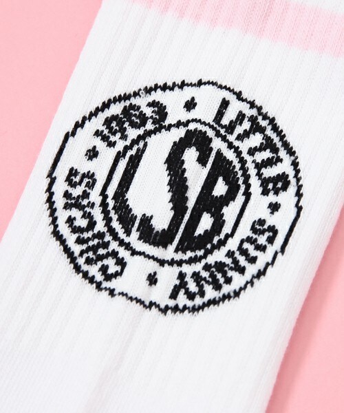 Little sunny bite（リトルサニーバイト）の「little sunny bite  シンボリックソックス　LG-041F（ソックス/靴下・レディース・ホワイト×ブラック/ホワイト×ピンク/ブラック×ピンク/ピンク系その他・FREE）」の9枚目の写真