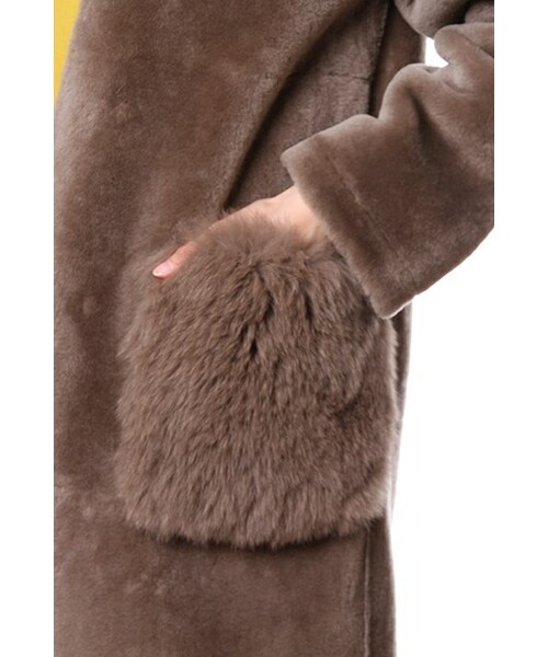 GRACE CONTINENTAL（グレースコンチネンタル）の「メリノノーカラー