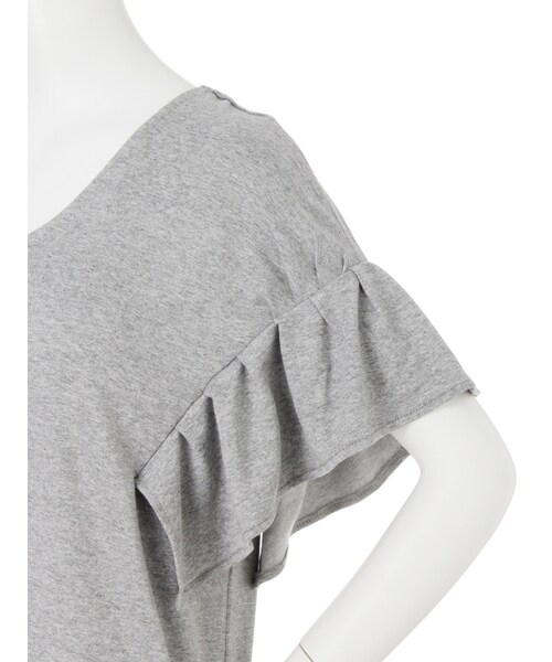 MURUA（ムルーア）の「【EDGE】デザインタックスリーブトップス（トップス・レディース・ホワイト/グレー/ブラック・F）」の8枚目の写真