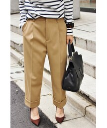 IENA | 《予約》R/Wクロップドペグトップパンツ◆(パンツ)
