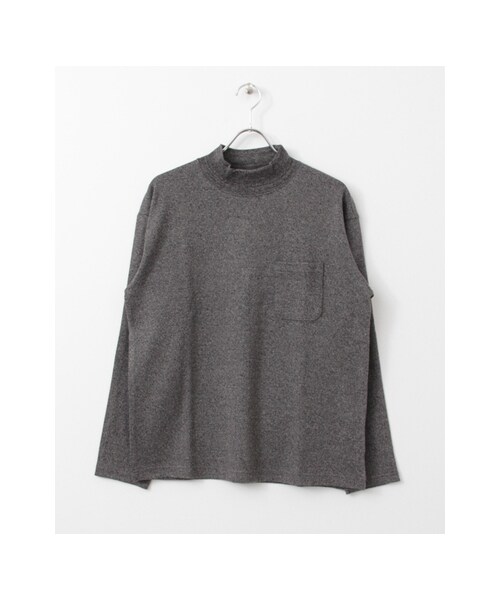 URBAN RESEARCH(アーバンリサーチ)の「salvy; MILANO LIB MOCK NECK PULLOVER(トップス・メンズ・CHARCOAL・2/3)」の1枚目の写真