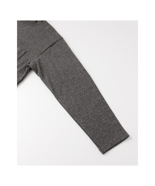 URBAN RESEARCH(アーバンリサーチ)の「salvy; MILANO LIB MOCK NECK PULLOVER(トップス・メンズ・CHARCOAL・2/3)」の9枚目の写真