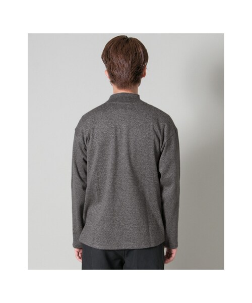 URBAN RESEARCH(アーバンリサーチ)の「salvy; MILANO LIB MOCK NECK PULLOVER(トップス・メンズ・CHARCOAL・2/3)」の6枚目の写真