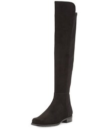 STUART WEITZMAN | Stuart Weitzman 50/50 Suede Over-the-Knee Boot, Black(ブーツ)