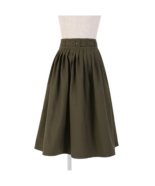 an another angelus（アンアナザーアンジェラス）の「ベルト付きタックスカート/an another angelus（スカート・レディース・その他）」の3枚目の写真