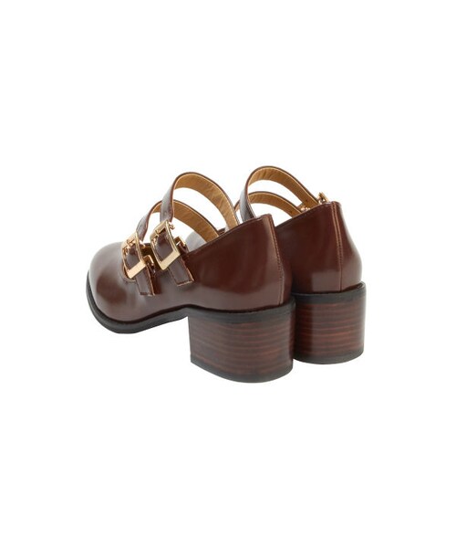 F i.n.t（フィント）の「ダブルストラップパンプス/F&A（パンプス・レディース・その他）」の3枚目の写真