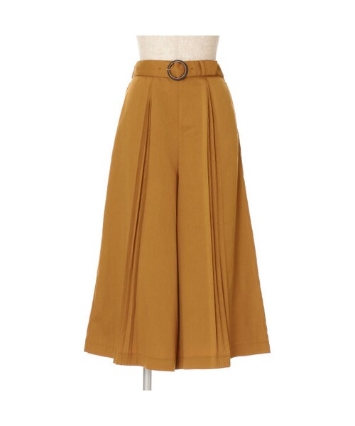 an another angelus（アンアナザーアンジェラス）の「プリーツ使いワイドパンツ/an another angelus（その他パンツ・レディース・その他）」の2枚目の写真