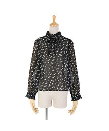 F i.n.t | ボウタイ付きスタンドカラーブラウス/F i.n.t(シャツ/ブラウス)