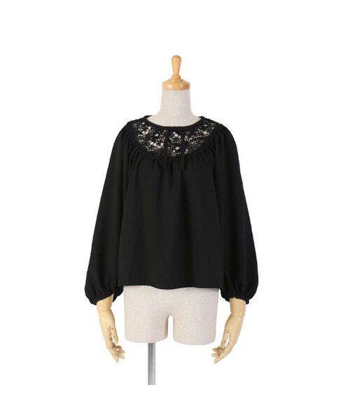 F i.n.t（フィント）の「フラワーレースヨークブラウス/F i.n.t（シャツ/ブラウス・レディース・その他）」の3枚目の写真