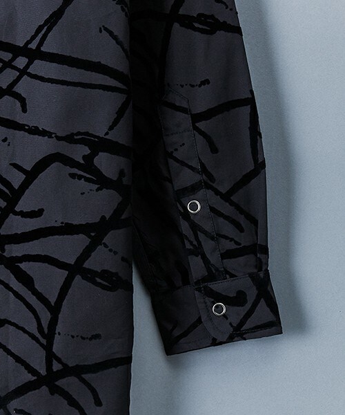 DIM MAK（ディムマック）の「DIM MAK プリントシャツ（シャツ/ブラウス・メンズ・ホワイト/ブラック・MEDIUM/LARGE）」の10枚目の写真