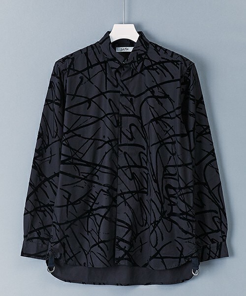 DIM MAK（ディムマック）の「DIM MAK プリントシャツ（シャツ/ブラウス・メンズ・ホワイト/ブラック・MEDIUM/LARGE）」の2枚目の写真