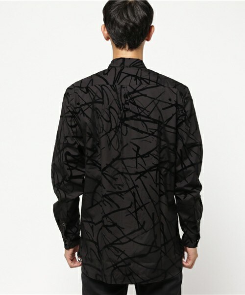 DIM MAK（ディムマック）の「DIM MAK プリントシャツ（シャツ/ブラウス・メンズ・ホワイト/ブラック・MEDIUM/LARGE）」の4枚目の写真