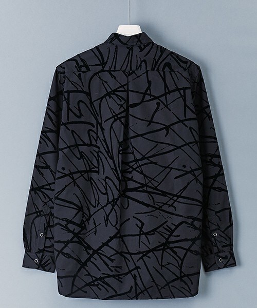 DIM MAK（ディムマック）の「DIM MAK プリントシャツ（シャツ/ブラウス・メンズ・ホワイト/ブラック・MEDIUM/LARGE）」の5枚目の写真